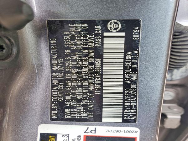 2015 TOYOTA CAMRY