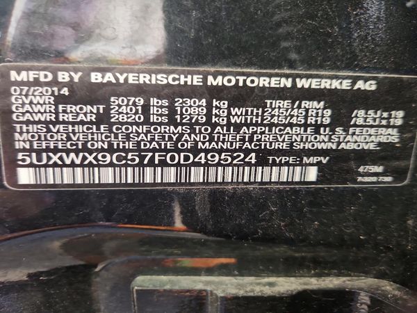 2015 BMW X3 xDrive28i