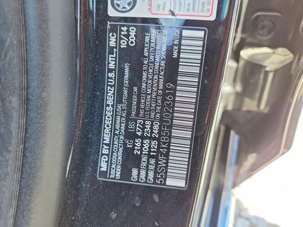 2015 MERCEDES-BENZ C 4-MATIC