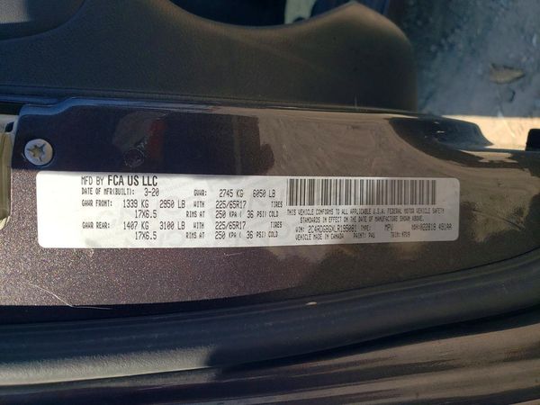 2020 DODGE GRAND CARAVAN SE