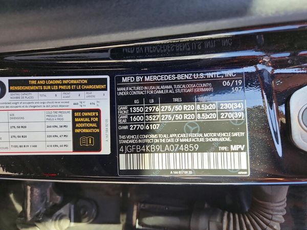 2020 MERCEDES-BENZ GLE GLE350-4M