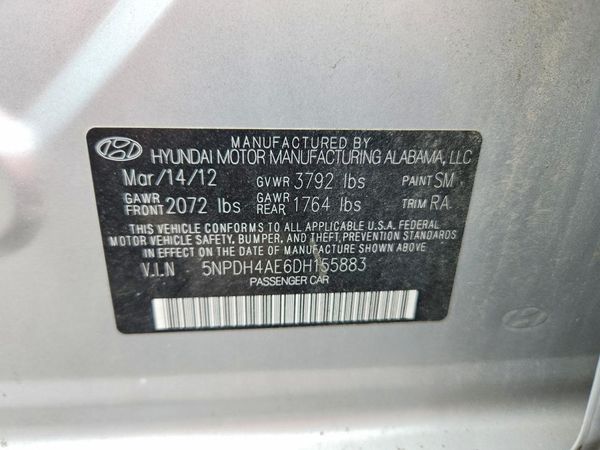 2013 HYUNDAI ELANTRA