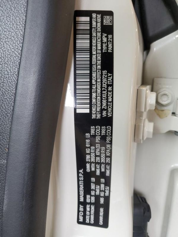 2018 MASERATI LEVANTE