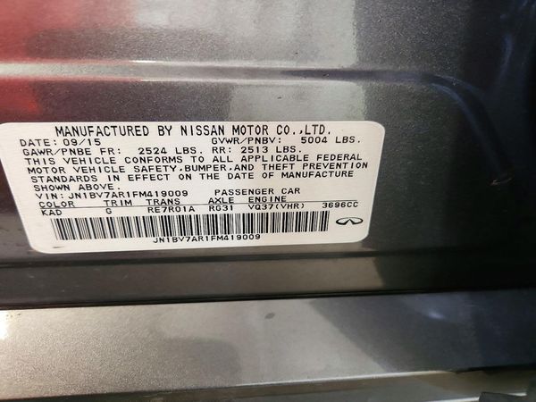2015 INFINITI Q50