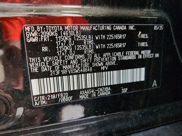 2025 TOYOTA RAV4