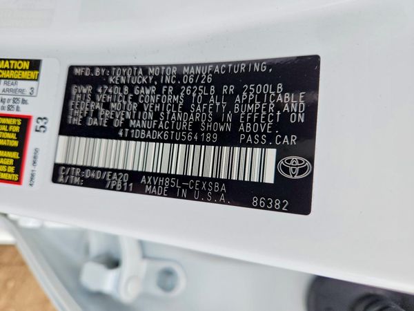 2026 TOYOTA CAMRY