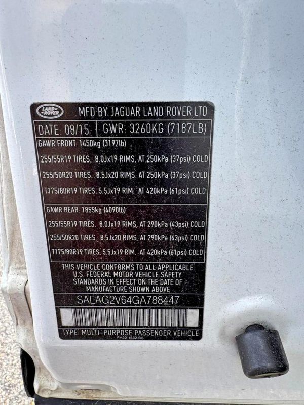 2016 LAND ROVER LR4 HSE