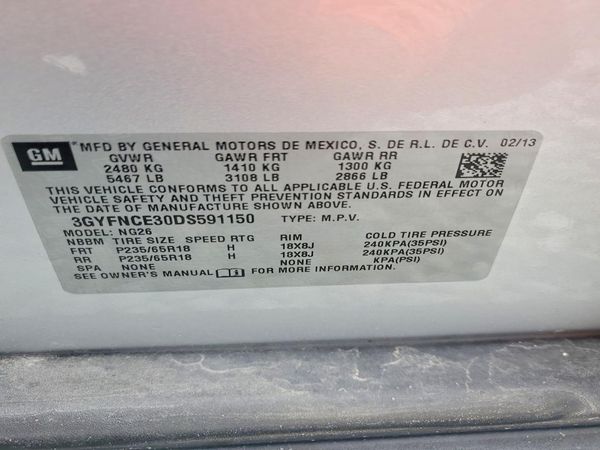 2013 CADILLAC SRX Luxury