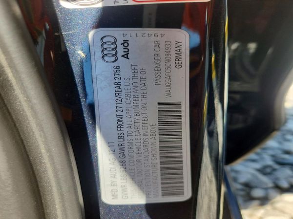 2012 AUDI A6 quattro Premium Plus