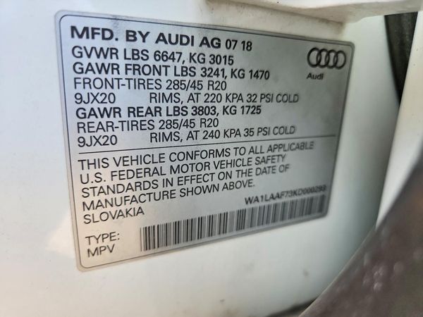 2019 AUDI Q7