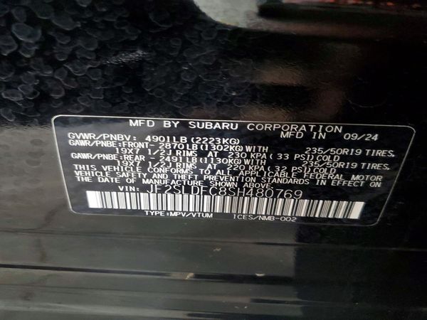 2025 SUBARU FORESTER Sport Base