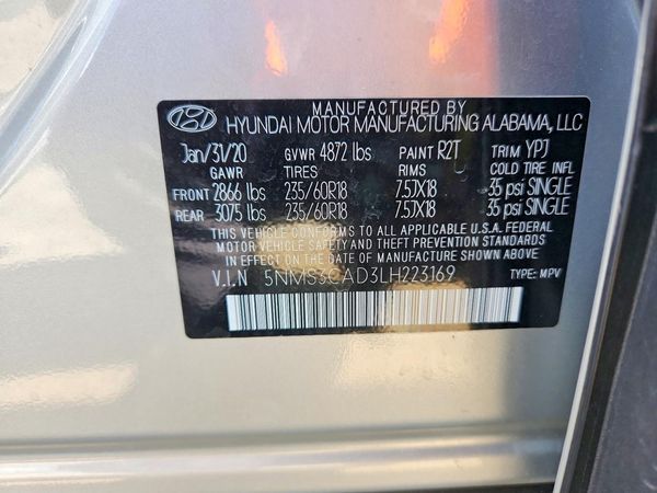 2020 HYUNDAI SANTA FE SEL