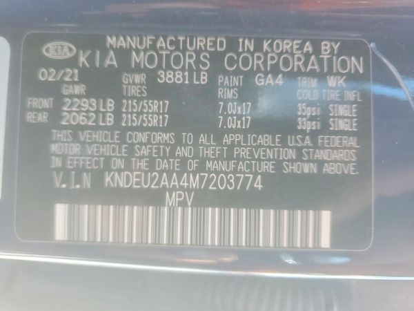 2021 KIA SELTOS S