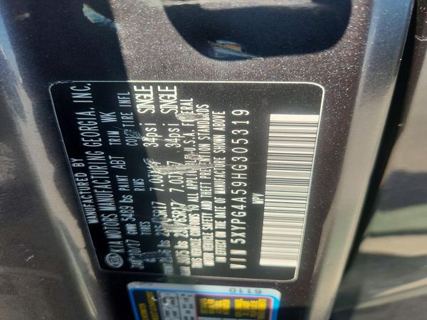 2017 KIA SORENTO L, LX