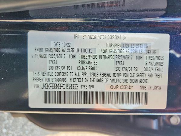 2023 MAZDA CX-5 Select Package