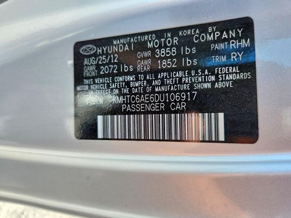 2013 HYUNDAI VELOSTER