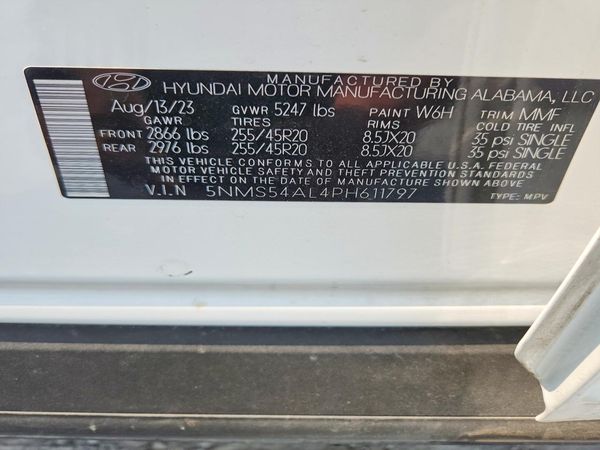 2023 HYUNDAI SANTA FE Calligraphy