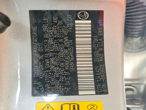 2017 LEXUS ES 350