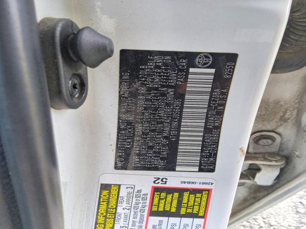 2018 TOYOTA CAMRY L/LE/SE/XLE
