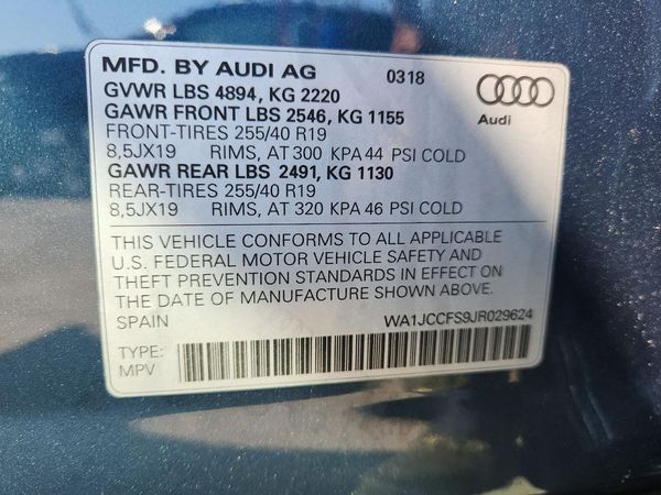 2018 AUDI Q3