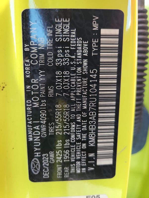 2024 HYUNDAI KONA SE