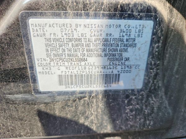 2019 NISSAN KICKS