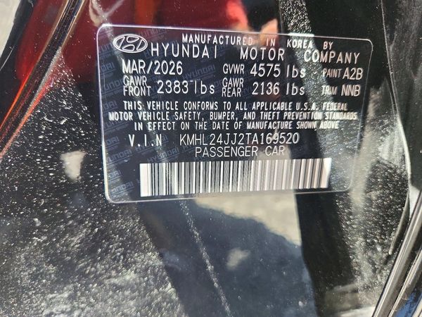 2026 HYUNDAI SONATA HYBRID Blue
