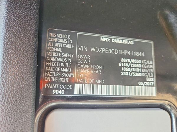 2017 MERCEDES-BENZ SPRINTER