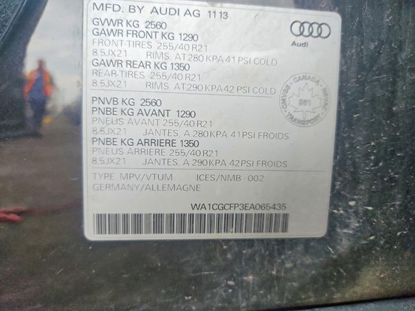 2014 AUDI SQ5