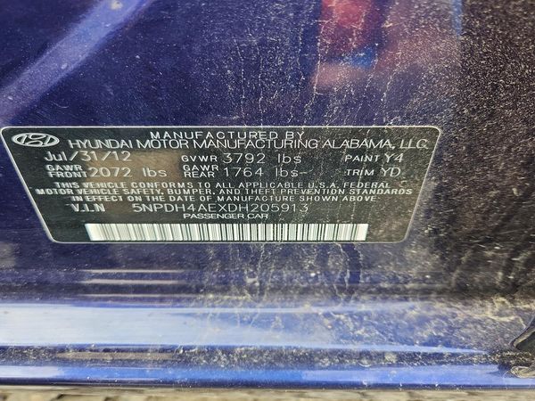 2013 HYUNDAI ELANTRA