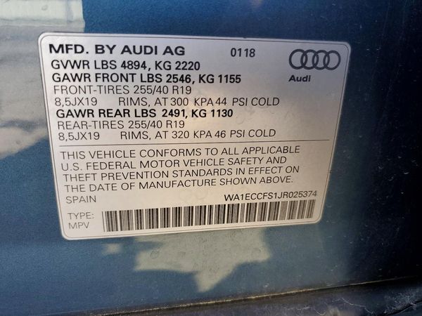 2018 AUDI Q3