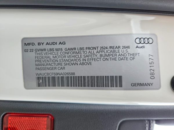 2022 AUDI A5 quattro Premium Plus
