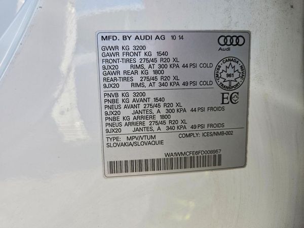 2015 AUDI Q7 Prestige