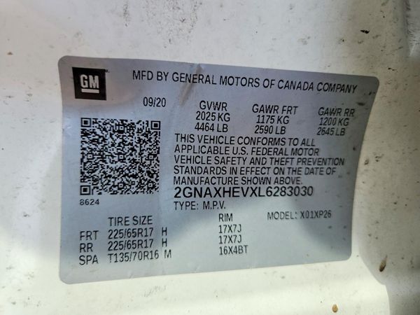 2020 CHEVROLET EQUINOX LS