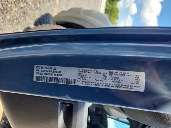 2020 RAM PROMASTER 3500 VF