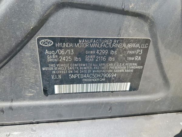 2013 HYUNDAI SONATA GLS/ GLS Popular