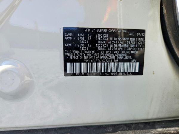 2024 SUBARU OUTBACK Onyx Edition
