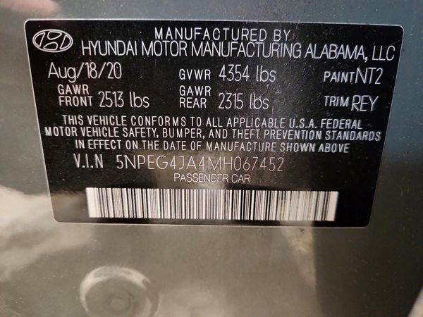 2021 HYUNDAI SONATA SE