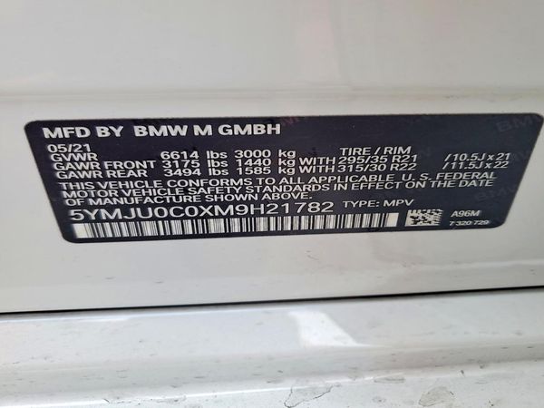 2021 BMW X5