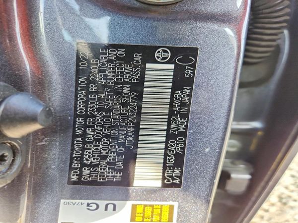 2022 TOYOTA PRIUS