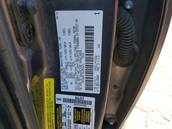 2016 TOYOTA TUNDRA SR5/TRD Pro