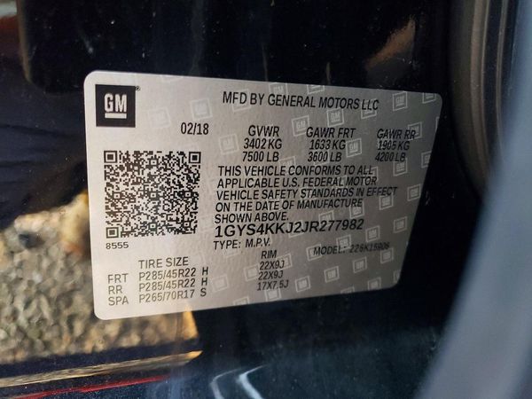 2018 CADILLAC ESCALADE