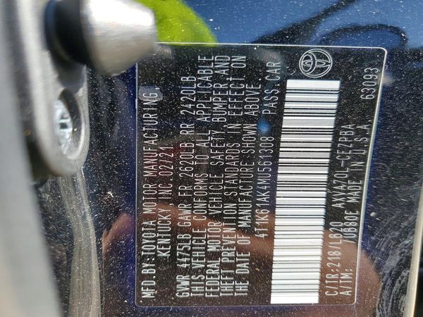 2021 TOYOTA CAMRY