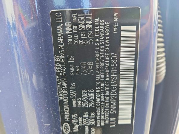 2025 HYUNDAI SANTA FE SEL