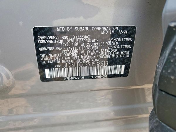2025 SUBARU FORESTER