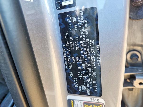 2024 KIA FORTE