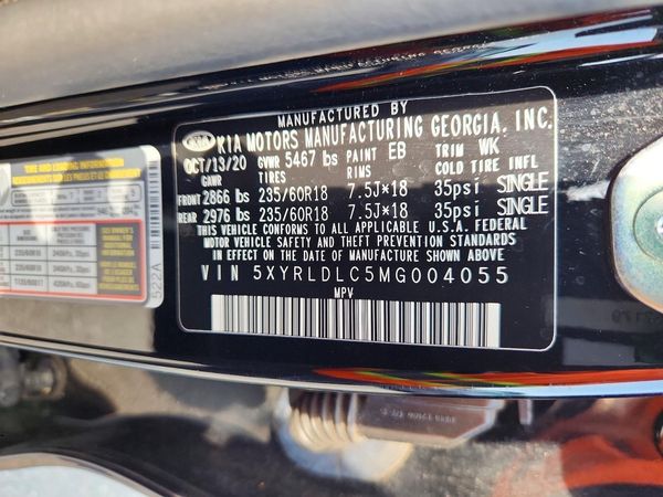 2021 KIA SORENTO S