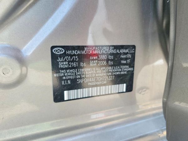 2016 HYUNDAI ELANTRA