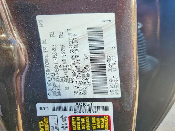2018 TOYOTA TUNDRA Limited