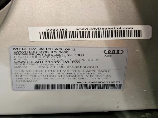 2013 AUDI Q5